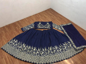 Presenting  New Bridal Wear Embroidered Lehenga Choli