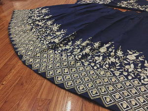Presenting  New Bridal Wear Embroidered Lehenga Choli