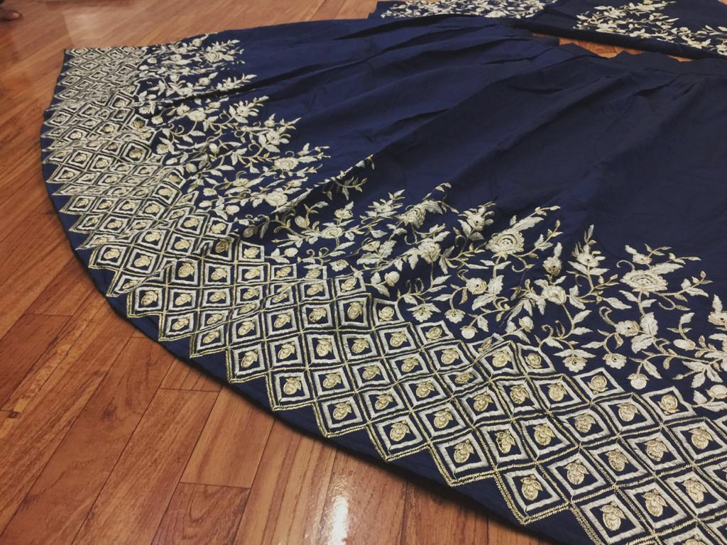Presenting  New Bridal Wear Embroidered Lehenga Choli